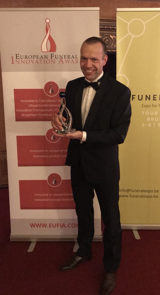 Onora heeft European Funeral Innovation Award BE gewonnen! #eufia #innovation #award