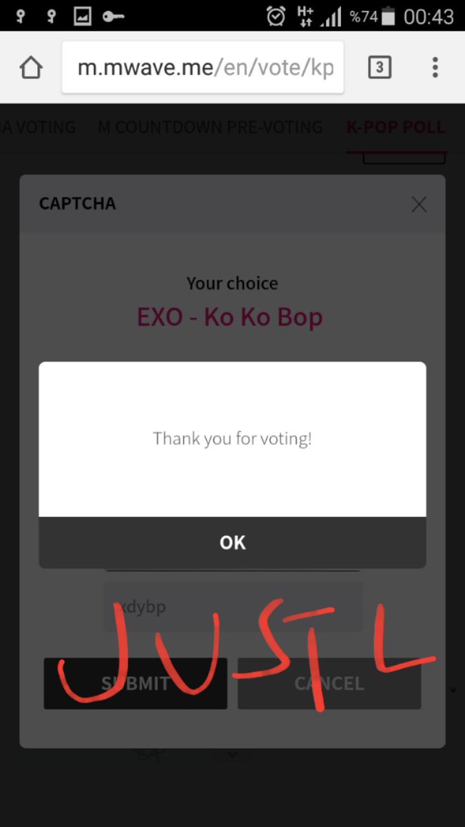 Exo_wolff's tweet photo. @trexol_voting #ETTVotingStream https://t.co/XDpajD51DH
