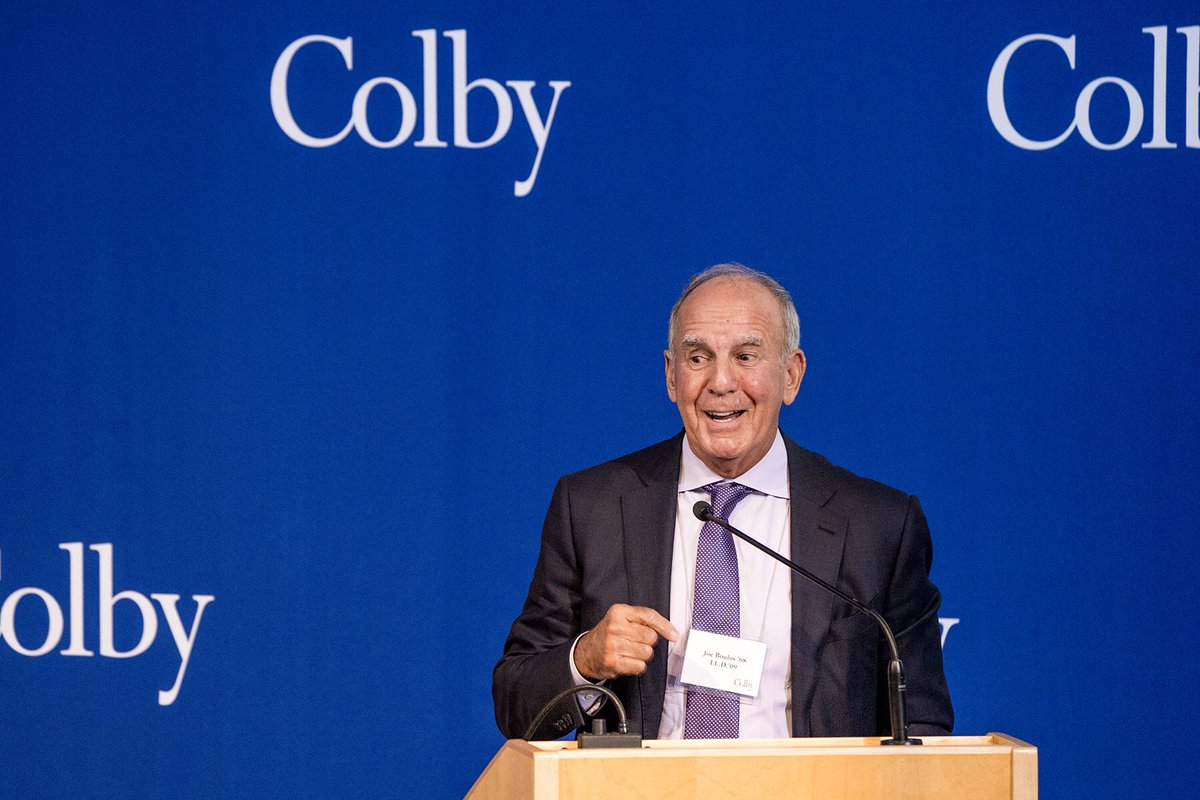 themules's tweet photo. Thank you Joe Boulos ‘63 for your unwavering support of athletics at Colby. Last night Joe was named C Club Person of the Year! #colbyhome https://t.co/Mh9KrAjqKN