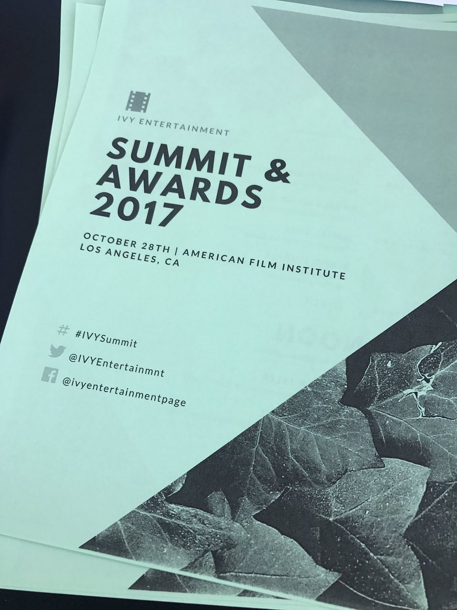 IVYEntPresents's tweet photo. It's a beautiful day at AFI @AmericanFilm for our first #IVYsummit https://t.co/ZWUl8wGs1d