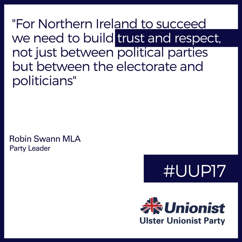 We need to build trust and respect #UUP17