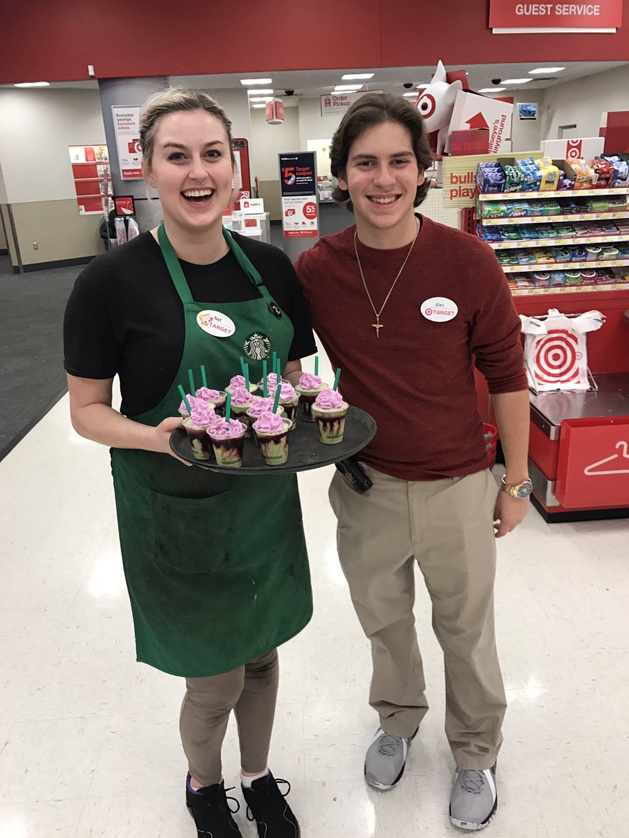 Natalie and Alex getting in the spooky spirit and sampling the zombie frap at 1978! <a href="/targetladyellie/">Ellie Broaddus</a> <a href="/Mitch_Lilly/">Mitch Lilly</a>