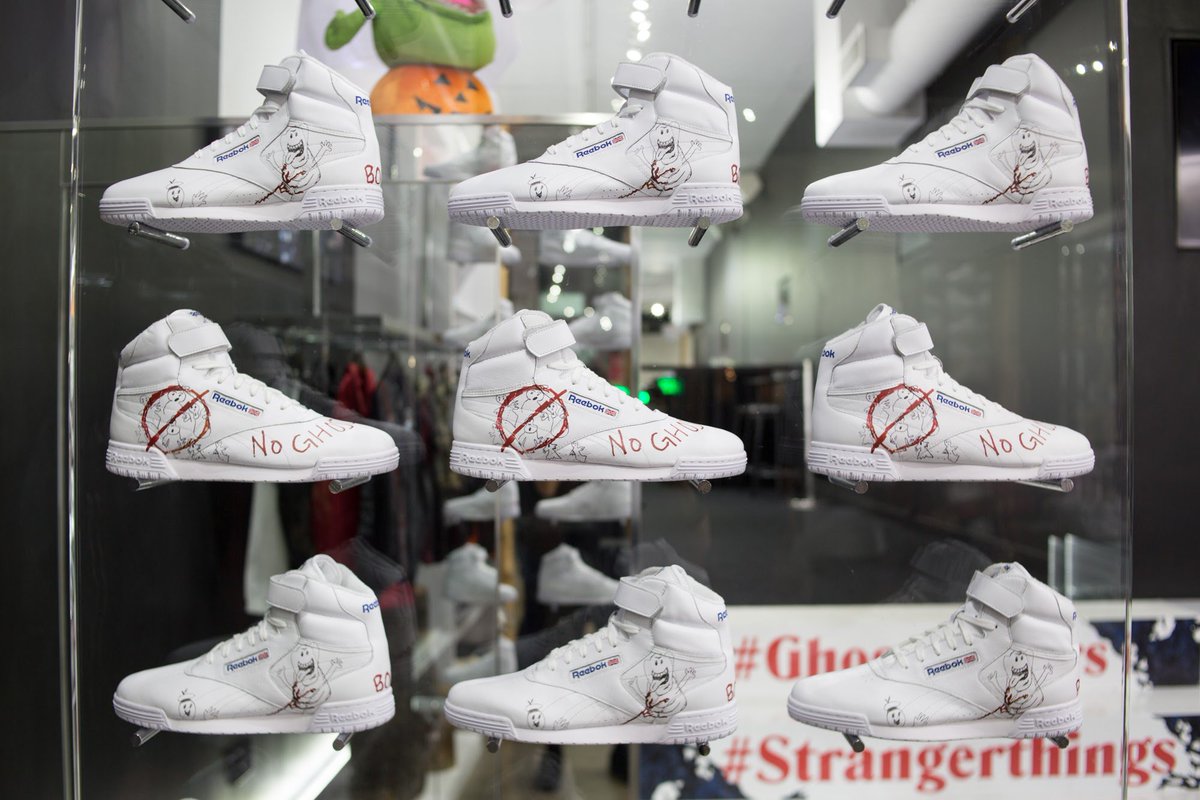 mulderville's tweet photo. @Reebok créé un événement mondial avec la Ex-O-Fit Clean Hi @BaitMeCom #Reebookclassics #Baitme @Stranger_Things #Ghostbusters @GatenM123 https://t.co/qVgjIMVgYZ