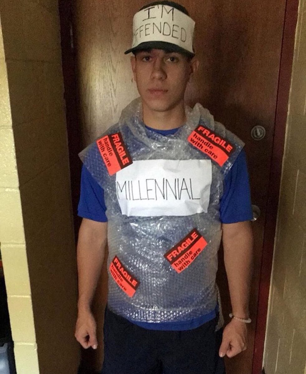 RyanAFournier's tweet photo. Sums up college campuses across the country. #Halloween2017 https://t.co/jjWZsh4xDl