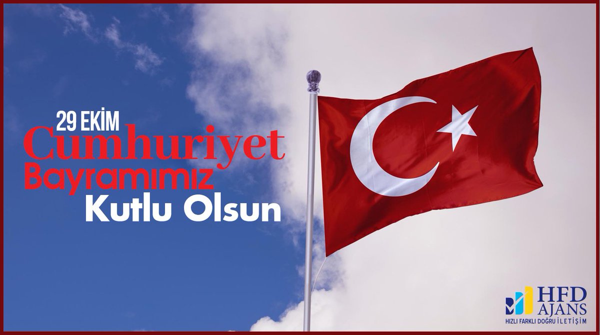 HfdAjans's tweet photo. Milletimizin büyük eseri Türkiye Cumhuriyeti'nin 94. kuruluş yıl dönümünü kutluyor, Aziz Şehitlerimizi rahmetle anıyoruz. #29Ekim1923 https://t.co/i65G8fhSyY