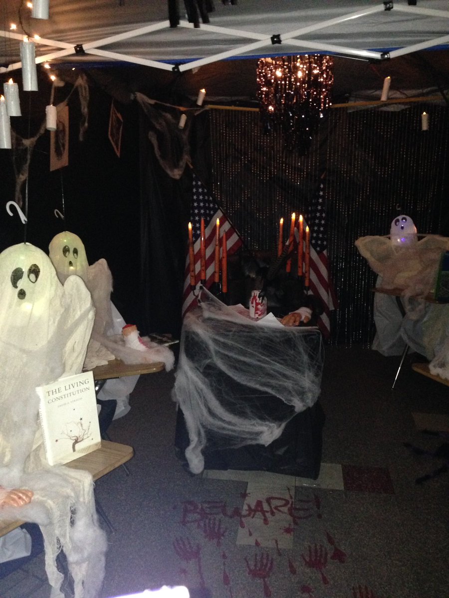 History is alive in the haunted hallway! Go Macopin Middle School!!!
