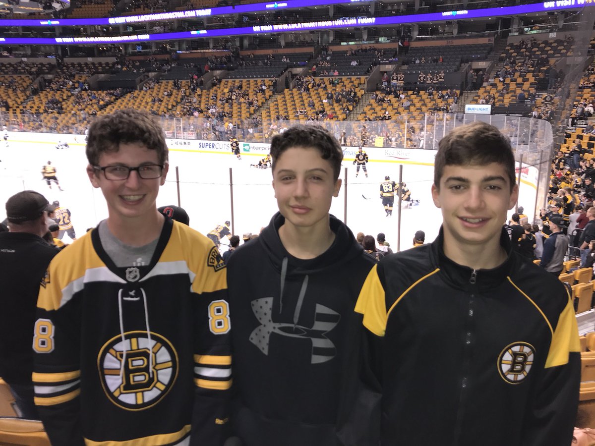 These boys love the Bs!  #NHLBruins