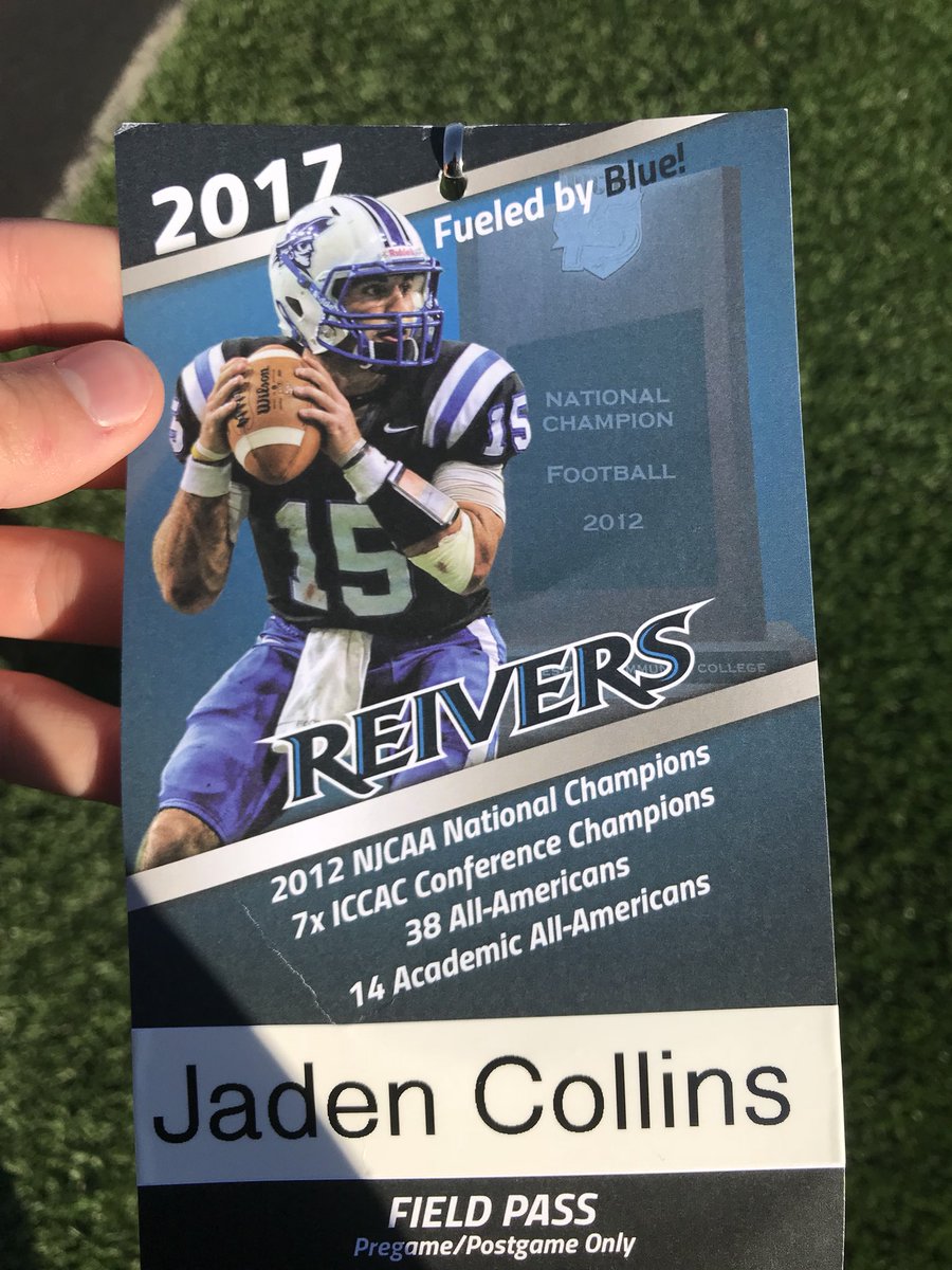 Jaden_Collins_'s tweet photo. Huge thanks to the Iowa Western coaches and staff for inviting me on a unofficial game day visit!! #Goreivers https://t.co/upDrTpF5yS