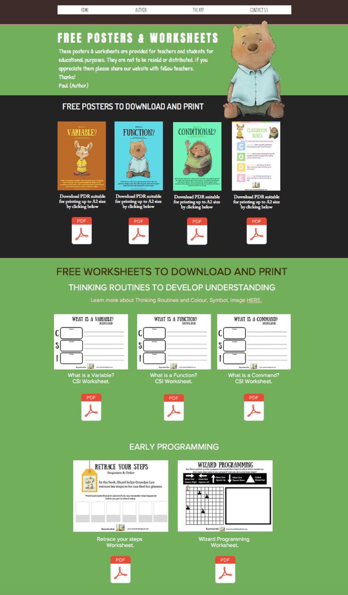 PaulHamilton8's tweet image. Looking forward to releasing a collection of resources that will encourage T’s &amp;amp; A’s to think deeply #codingconcepts
wizardcodingbook.com