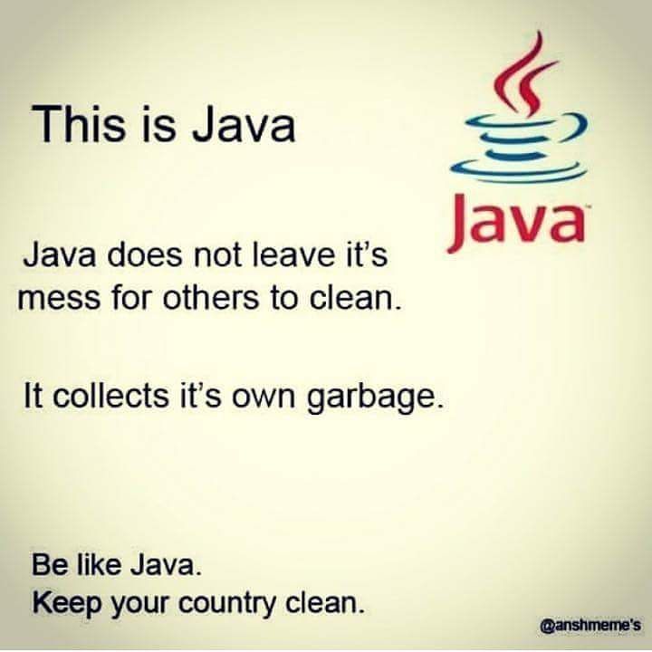 studytonight's tweet image. Be like Java #forenvironment #saveenvironment #clean #nations #Studytonight ift.tt/2yZYo2q
