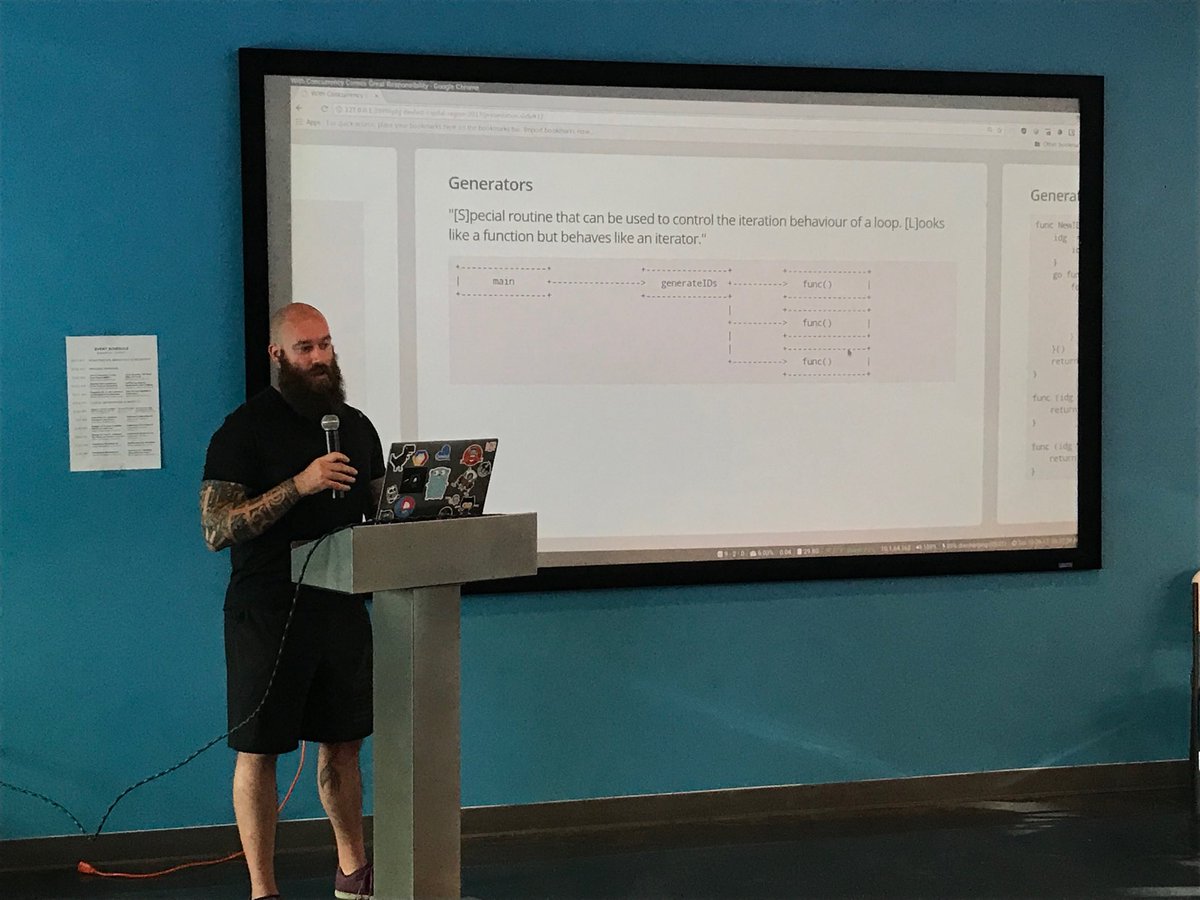 AaronBBrown777's tweet image. @blainsmith taking go concurrency patterns at @gdgCapRegion #DevFestCR2017