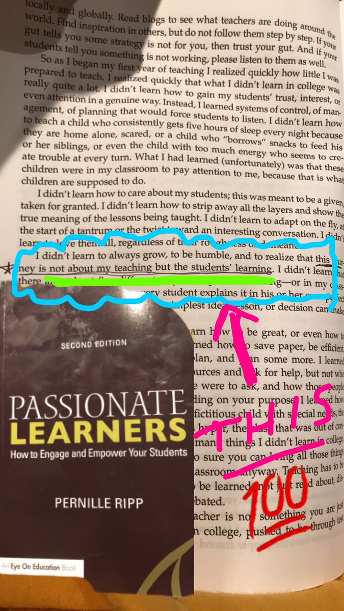 Still thinking about all that I took away from #fallCUE2017. First #booksnap inspired by @pernilleripp Thanks for this @TaraMartinEDU 😊