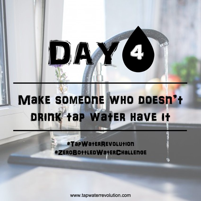 Day 4 of the #Challenge! Can u get someone to drink #tapwater & change their (mis)perceptions around it? #Mauritius #Sustainability @HCCanZA