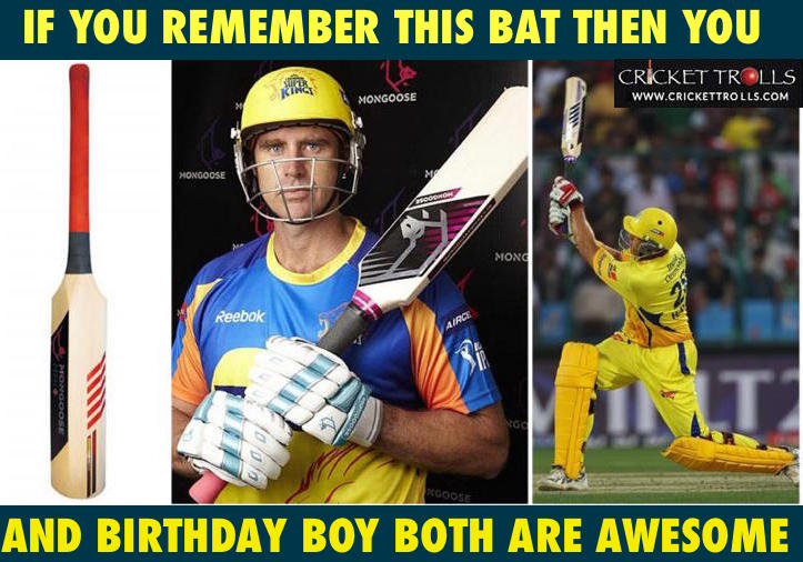 Happy Birthday Matthew Hayden 