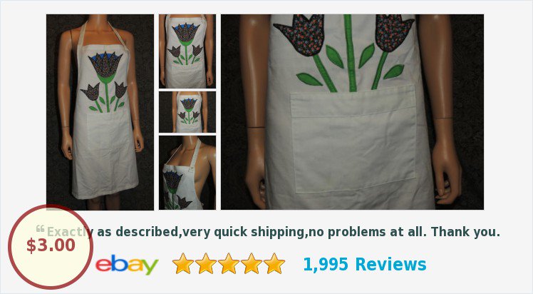 JensOnlineDeals's tweet photo. Full Apron Tie Back Big Pocket White Floral Print Tulips Adjustable Neck Strap | eBay #tulips #fullapron https://t.co/XMxR2HwcZT https://t.co/NTWaMLTYeD