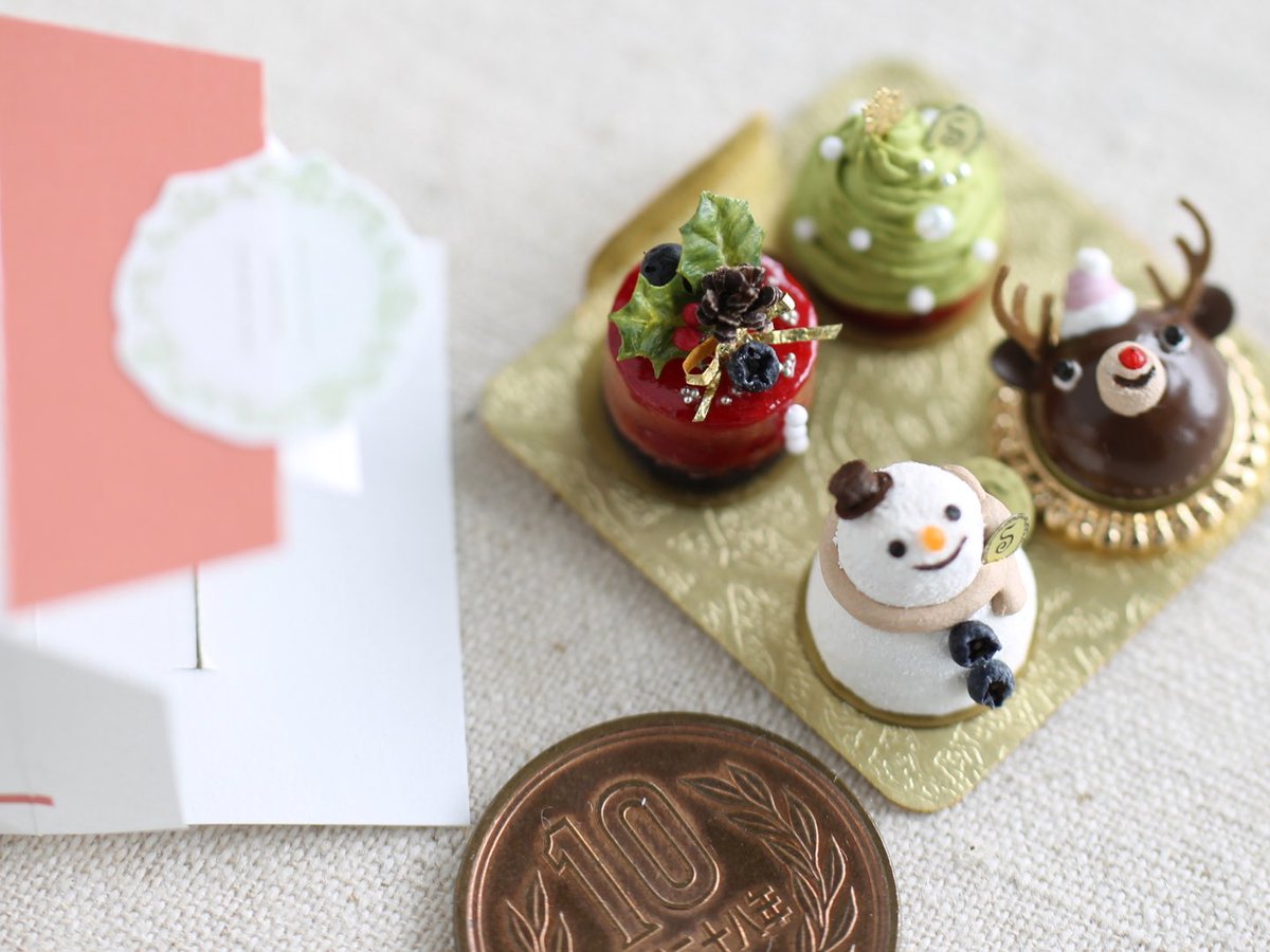 Miniature food, Miniature christmas, Tiny food