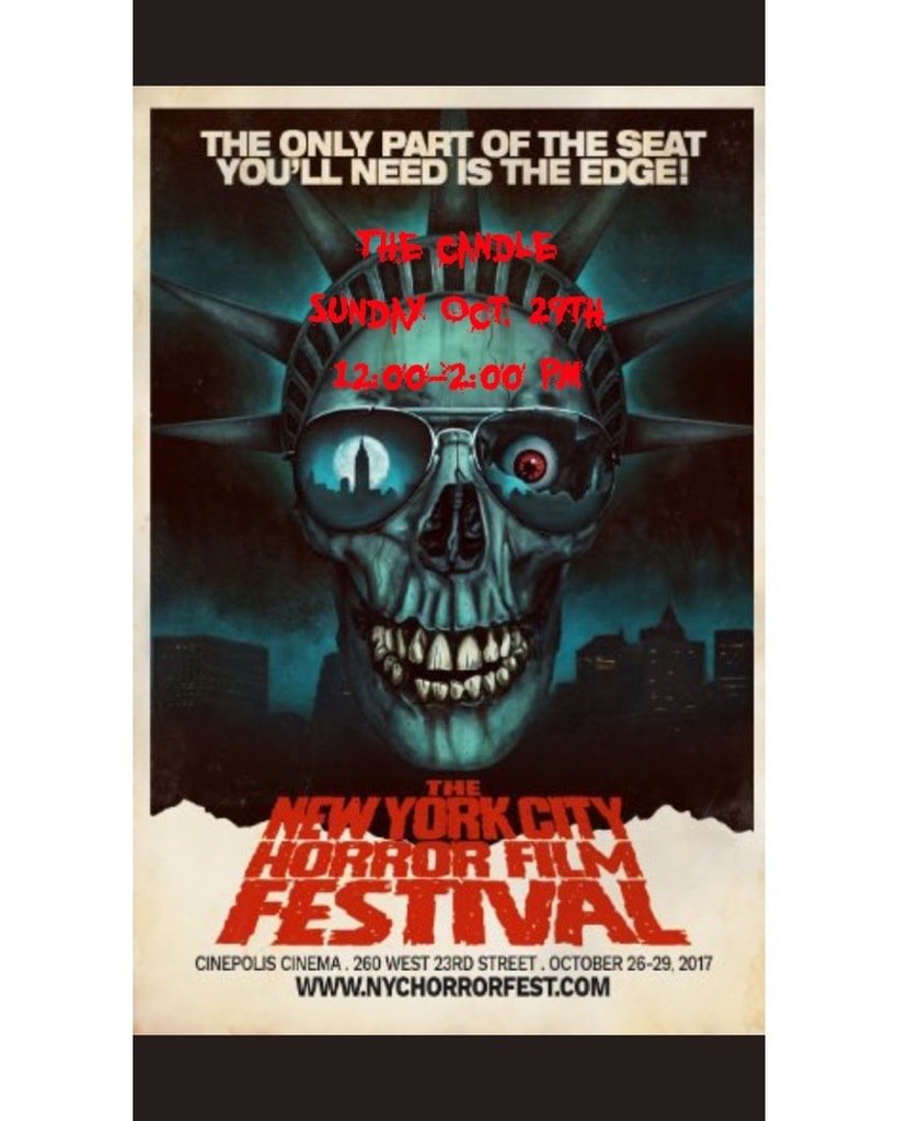 TheCandleHorror's tweet photo. Tomorrow night is THE CANDLE’s screening at The New York City Horror Film Festival. THE CANDLE will be playing during the 12:00pm block. We… https://t.co/taFhIgTRMl