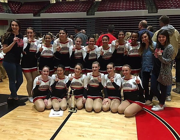 UnionPom's tweet photo. Congratulations Union JV pom squad on placing 1st at the TSF Dance Championship today! #UJVPπππ https://t.co/N2oc6Wm5VT