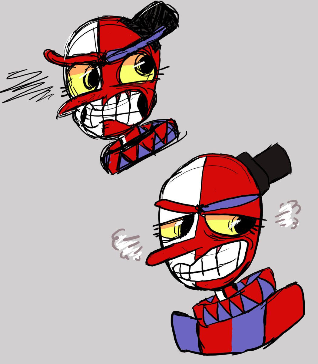 frustrated clown