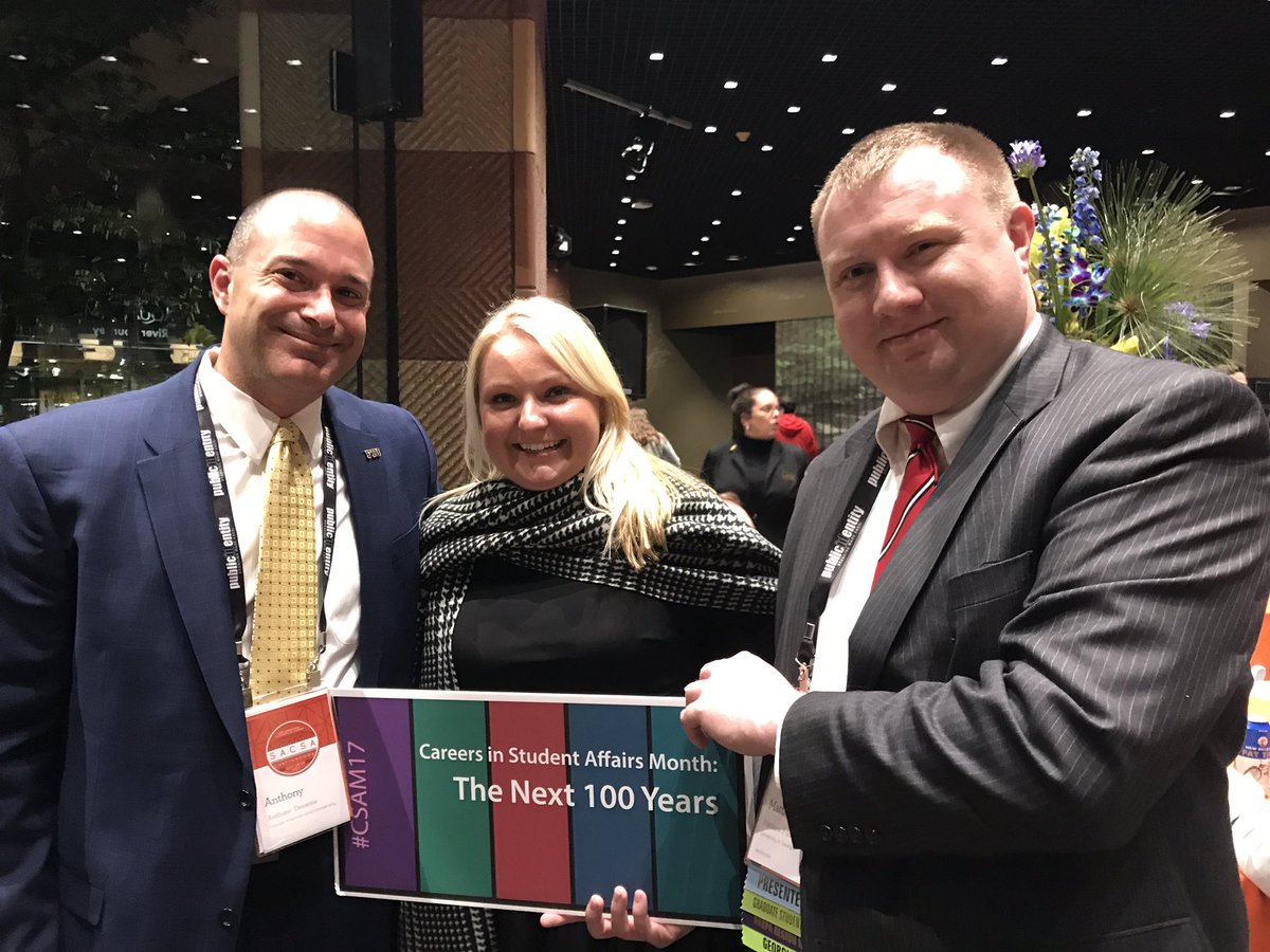 NASPAReg3's tweet photo. Happy Careers in Student Affairs Month from @NASPAReg3! Excited for @SACSAtweets with @NASPAReg3 Conference! #SACSAtime #NASPAReg3 https://t.co/zSE2yzZNkk