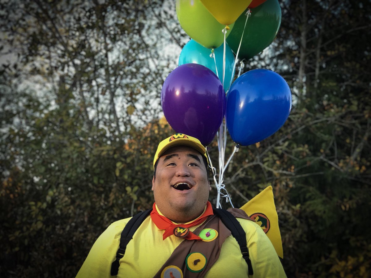 Matty503's tweet photo. They asked for this for 8 years . . . 

HERE YOU GO!! 

#Up #Costume #Funny https://t.co/J4K6b0JeBN