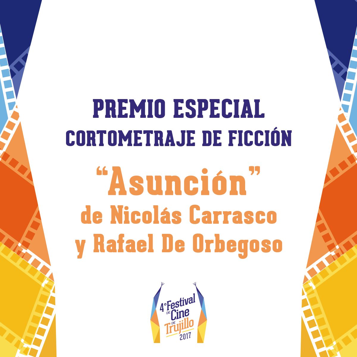 FesticineTru's tweet photo. Premios especiales cortometrajes de ficción: #SomosCinePeruano #FCT17 https://t.co/y0SQEGgSwo