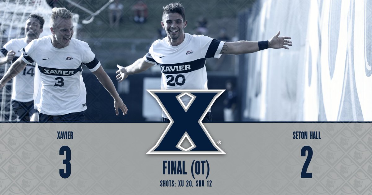 XavierMSOC's tweet image. GOLDEN GOAL!!! Matty V scores in the 94th minute and Xavier wins it! #LetsGoX