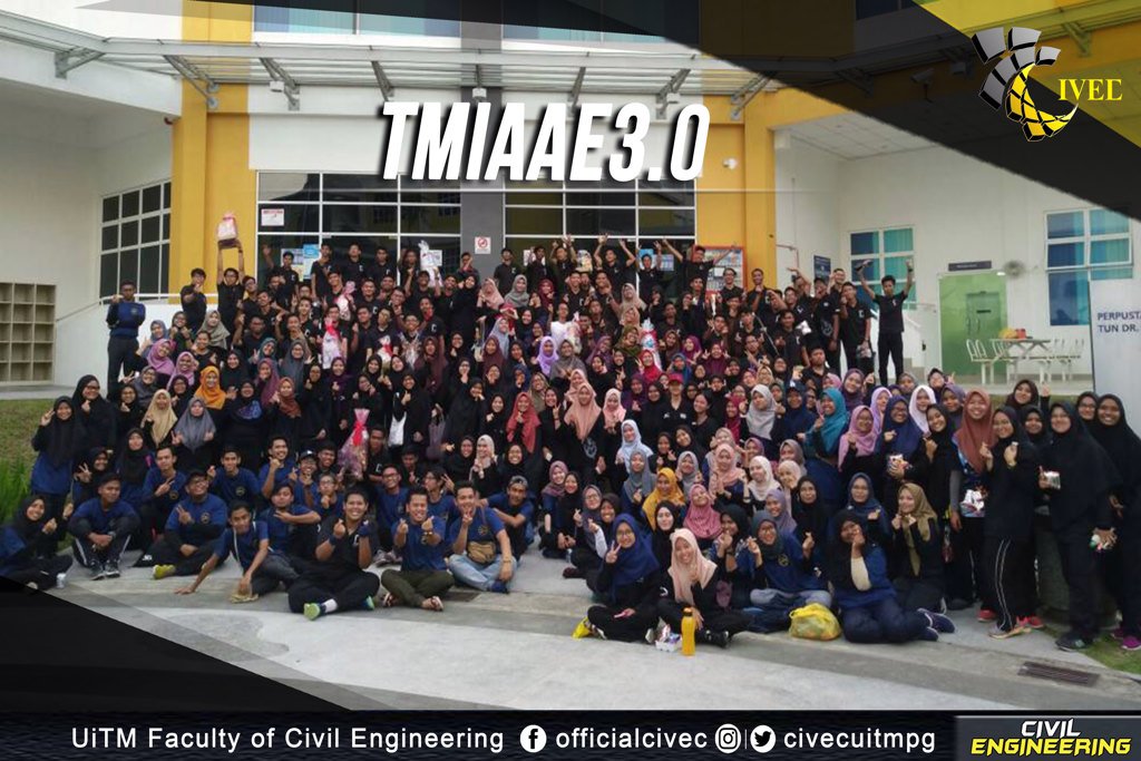 civecuitmpg's tweet photo. Thank you to everyone that participated in #TMIAAE3.0 . Awesome and sweet memories๐
#civec
#civildihati https://t.co/rtVYqV1sCl