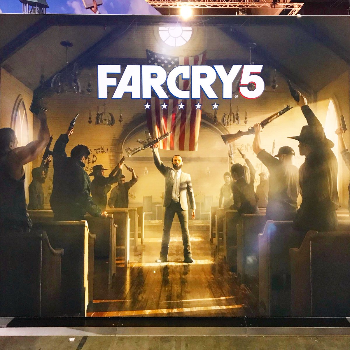 Esperino's tweet photo. TRUST. PRAY. PAX

#PAX #PAXAUS #FarCry5 

@UbiAustralia @PAXAus @FarCrygame https://t.co/IbQ2G2UaBw