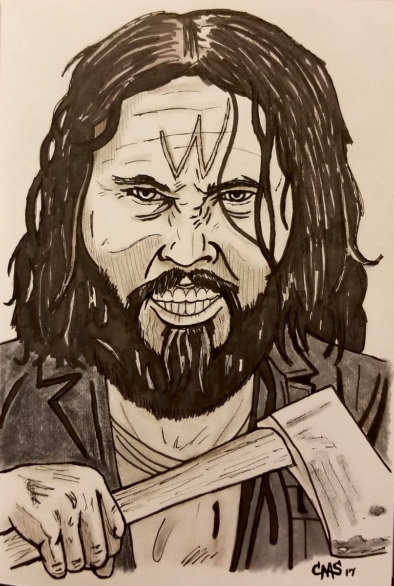 BigRagu75's tweet photo. #mabsdrawlloweenclub Day 28 "Villian" #drawlloween #halloween #drawing #art #marker #amc #walkingdead #wolvesnotfar #wolves #comic #villian https://t.co/Q5uuJYBHb9