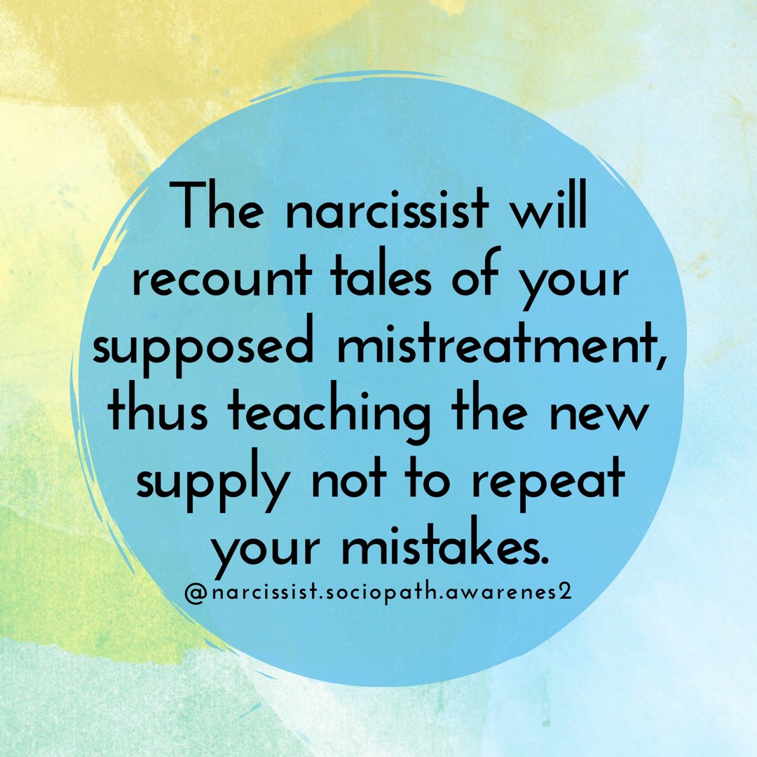 narcopathaware's tweet photo. The use lies about you to garner pity &amp; train the new supply to stay in line. https://t.co/92Hbrd6IIk