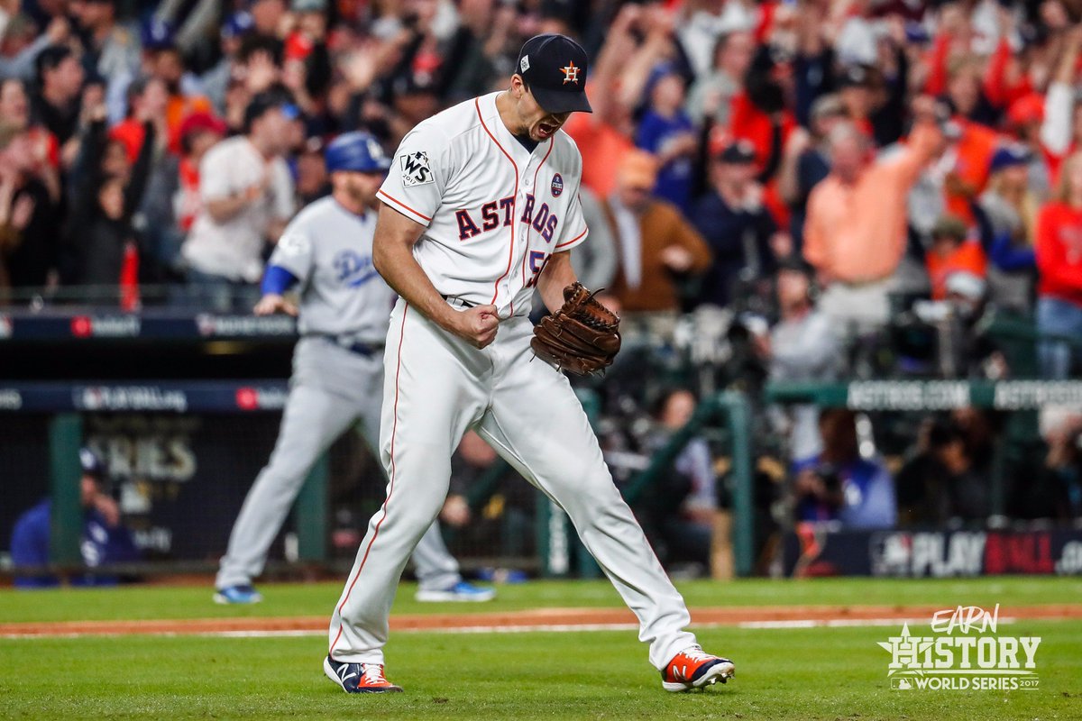 astros's tweet photo. Tip of the cap to Chuck, who struck out seven across 6 1/3 IP. 👏👏👏 https://t.co/H4MutSifuz