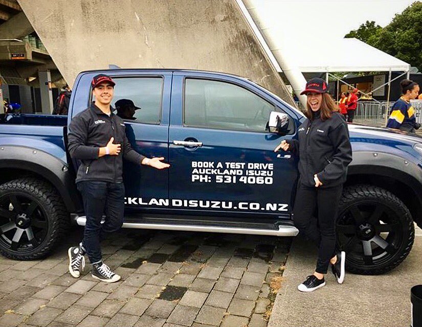 ve_mgmt's tweet photo. Powering through the @RLWC2017 with @IsuzuUtesNZ ๐ช๐ผ #isuzudmax #rlwc2017 #vemodels https://t.co/6O2sIKdKyt