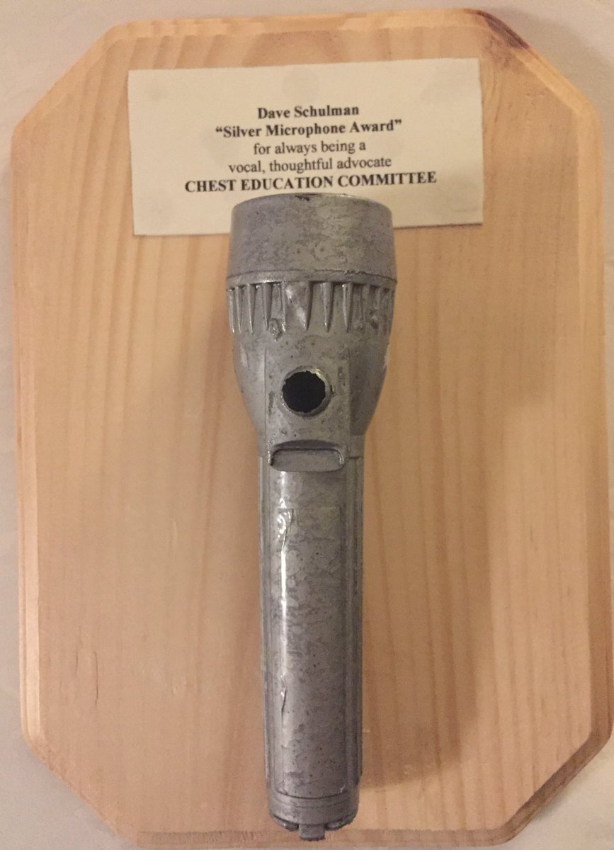 Thanks to <a href="/williamkellymd/">william kelly</a> and <a href="/accpchest/">CHEST</a> Education Committee for the #bestgiftever #CHEST2017