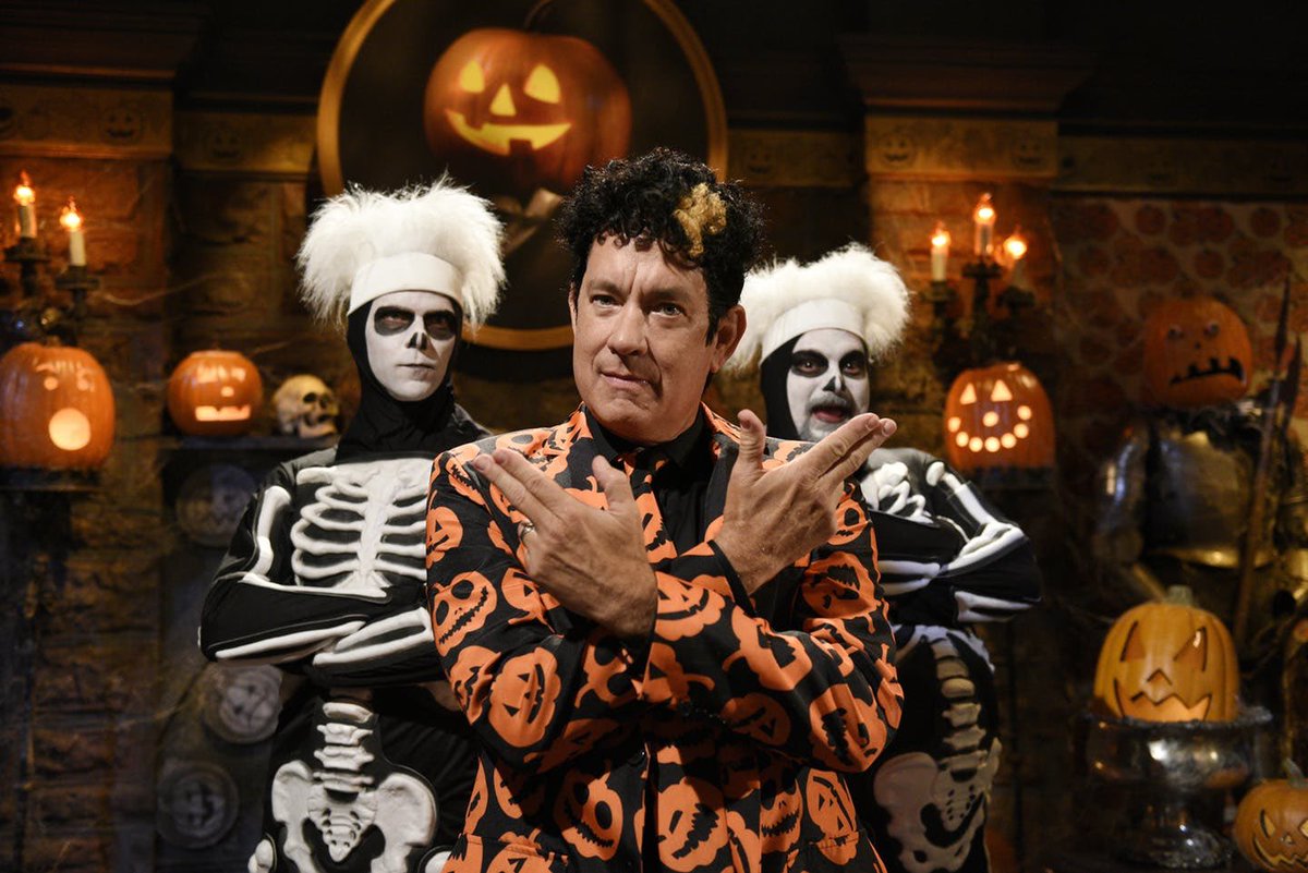 David S. Pumpkins and his sexy skeleton backup dancers (now in cartoon form...
