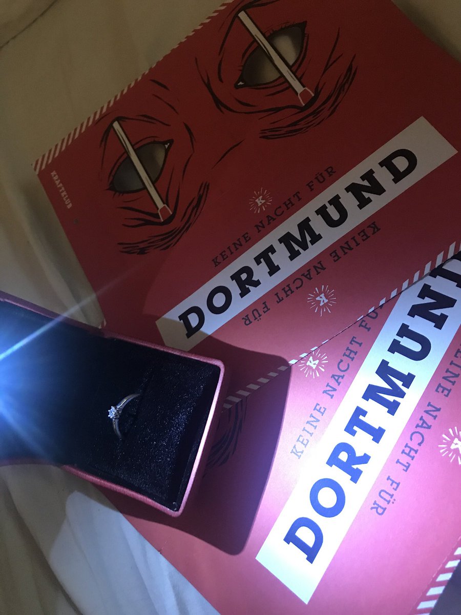 #KeineNachtfürDortmund #abereinenAntragfürmich! Danke für diesen wunderschönen krassen Moment! 💍❤️😍 <a href="/TorVenSo/">Torven Sommer</a> <a href="/FelixBrummer/">KUMMER</a> <a href="/Kraftklub/">KRAFTKLUB</a>