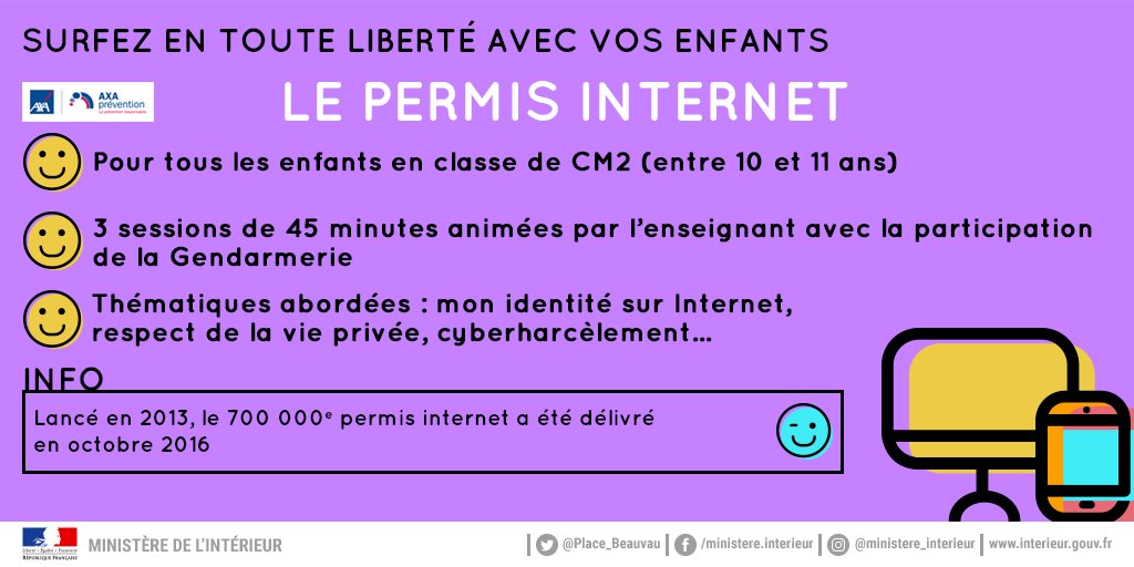 👩‍💻 En partenariat avec <a href="/AXA/">AXA</a> Prévention, la <a href="/Gendarmerie/">Gendarmerie nationale</a> sensibilise les enfants aux dangers du #numérique grâce au Permis Internet #KidExpo
