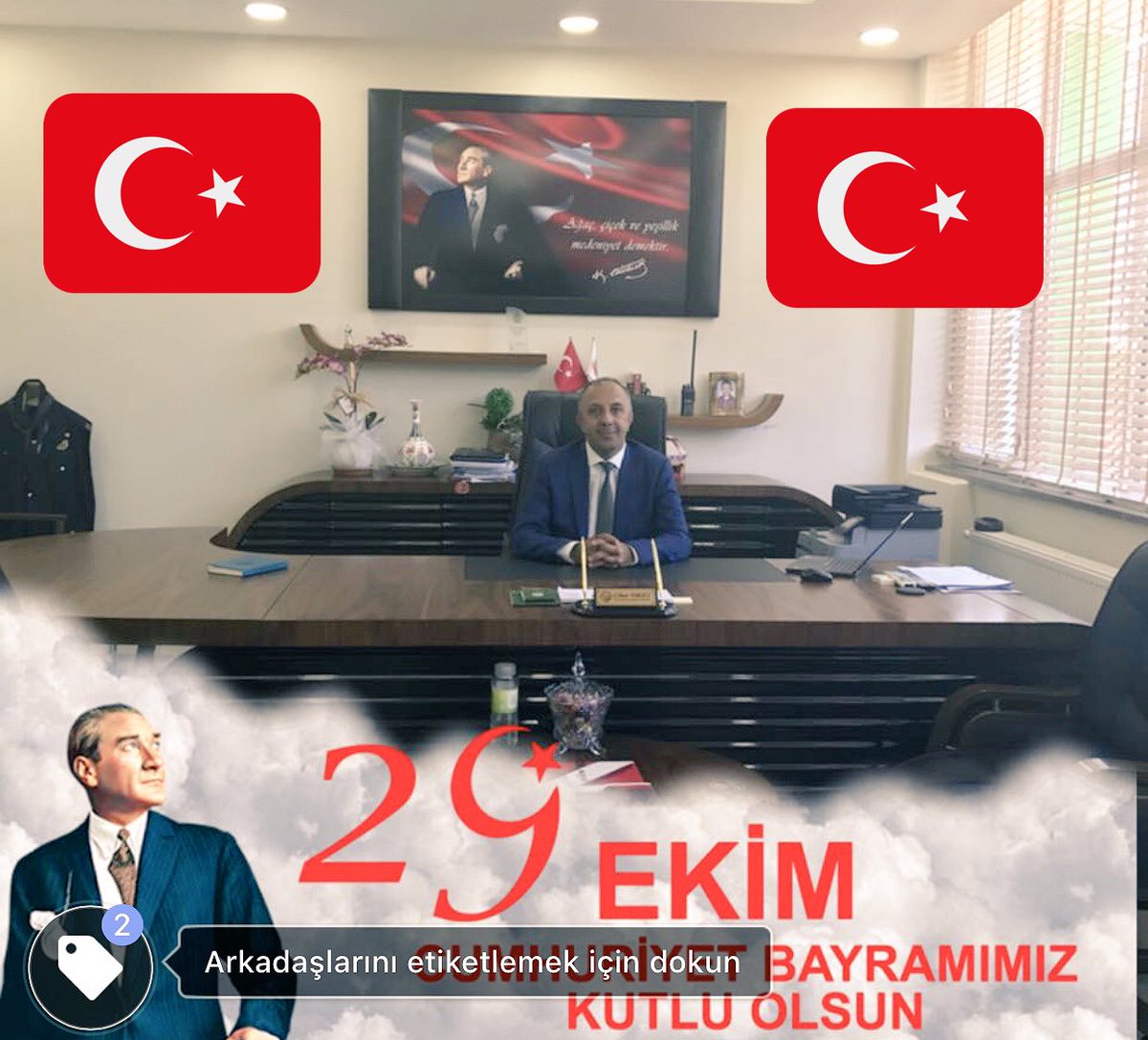 “Türkiye Cumhuriyeti ilelebet payidar kalacaktır.”

#Cumhuriyet94Yaşında #kutluolsun <a href="/BursaOrmanIM/">Bursa Orman İşletme</a>