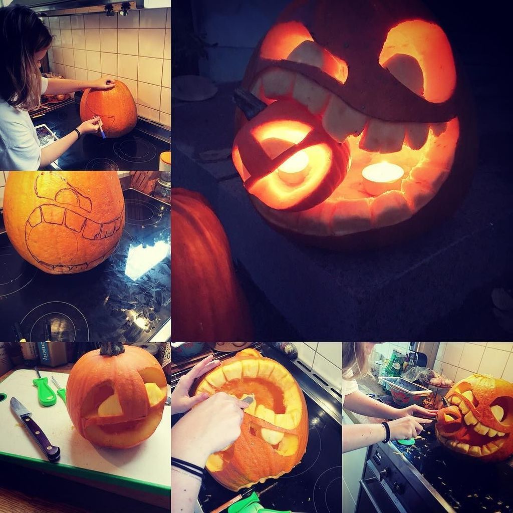 nerde's tweet photo. Happy Halloween folks! 🎃 Full day of creating with the family and fixing the house done. #halloween #pumpkincarving https://t.co/F6clNI36zF https://t.co/XKJ6ME4L2I