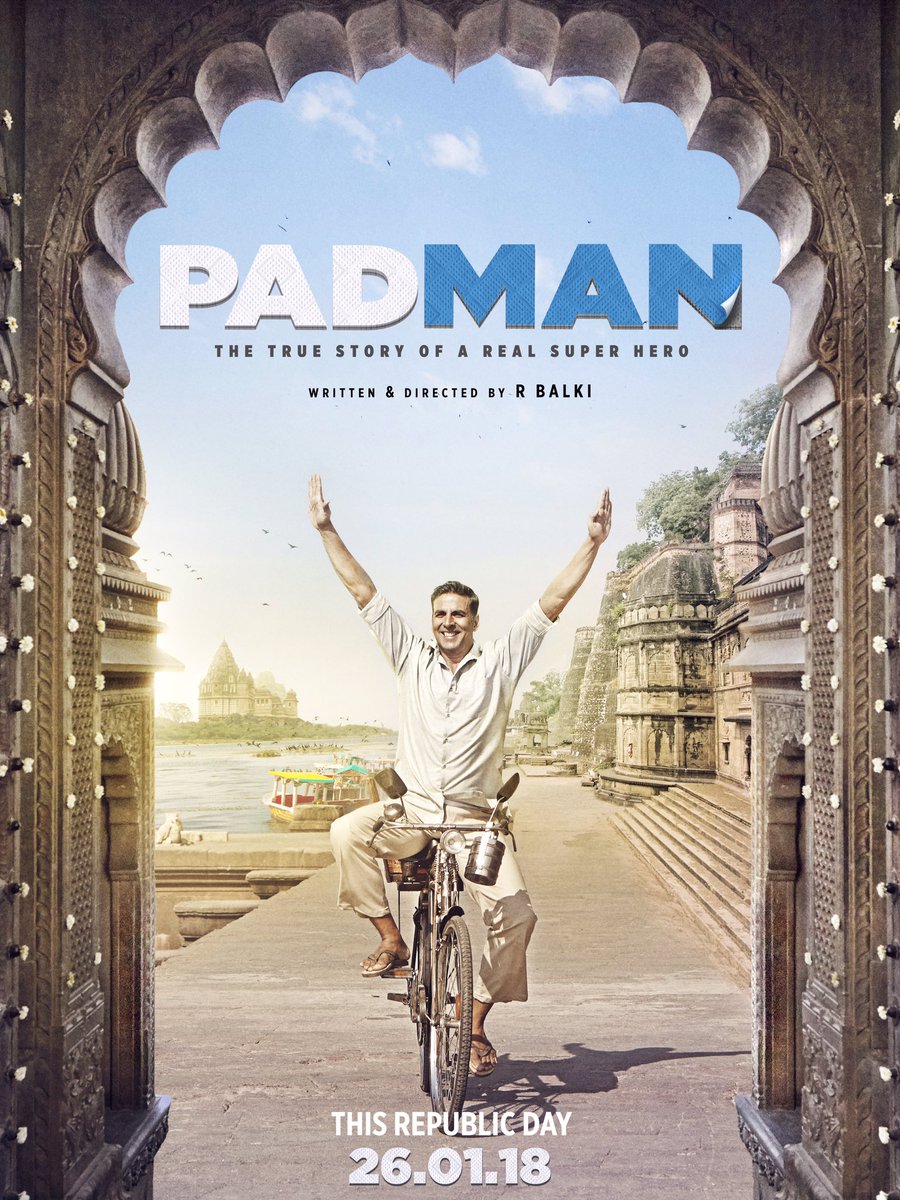 Not all superheroes come with capes! Bringing you the true story of a real superhero, #Padman this Republic Day - 26th January, 2018!