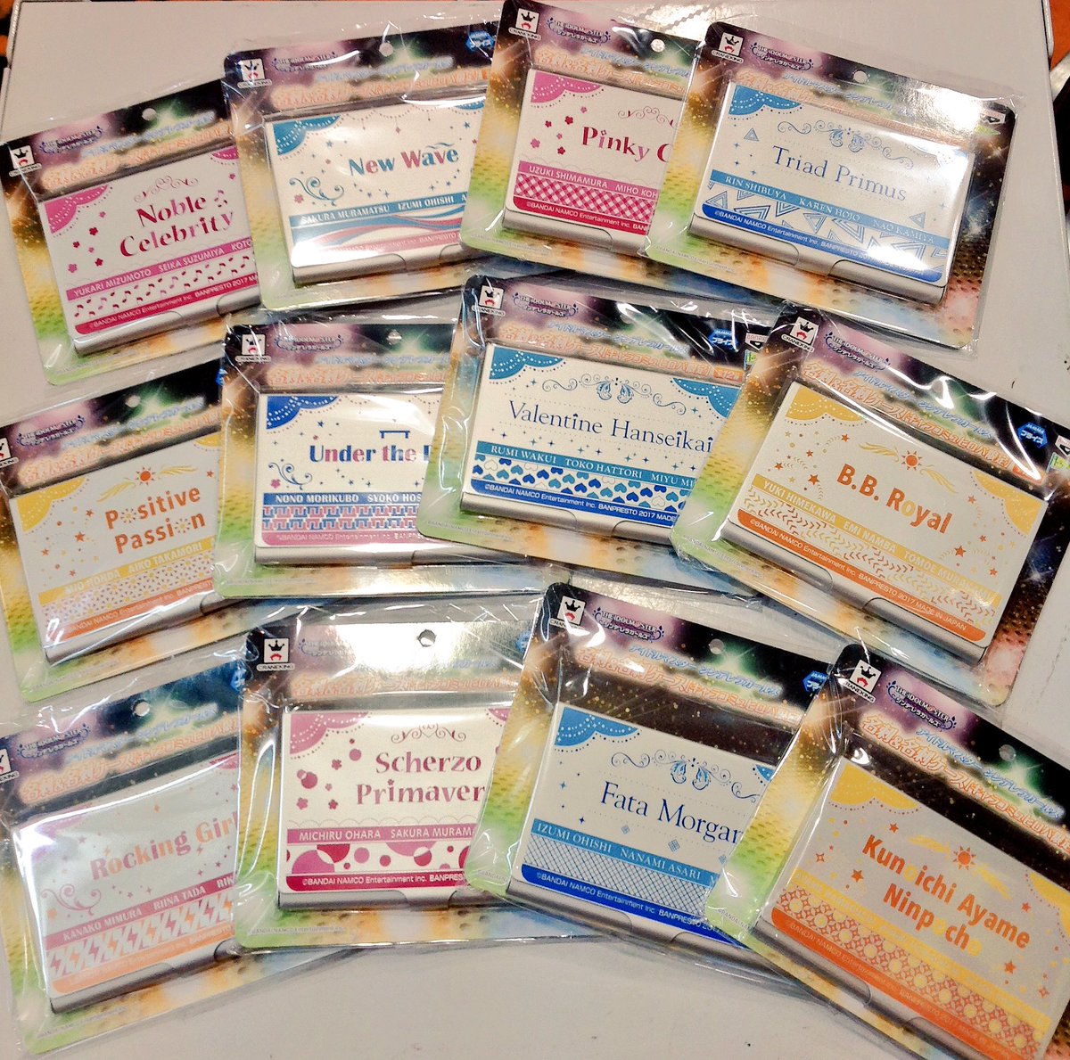 シルクハット蒲田西口 プライズ 本日の新景品 アイドルマスターシンデレラガールズ からオシャレな 名刺 名刺ケース が登場 ピンキーキュート ポジティブパッション トライアドプリムス をはじめとした様々なユニットのデザインをご用意し
