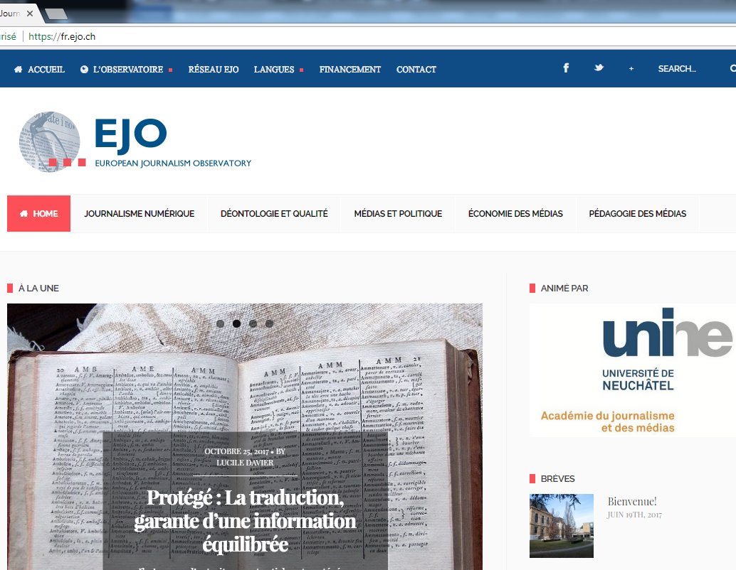 Nous sommes prêts! Lancement du site fr.ejo.ch demain avec 4 contributions originales!