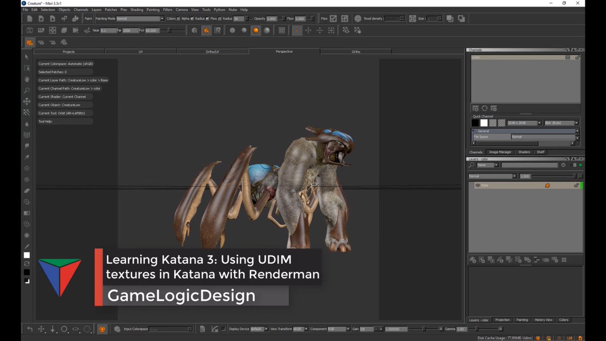 GameLogicDesign's tweet image. Watch “Learning Katana 3: Using UDIM textures in Katana with Renderman” on #Vimeo vimeo.com/240341053 #mari #c4d #prman #madewithkatana