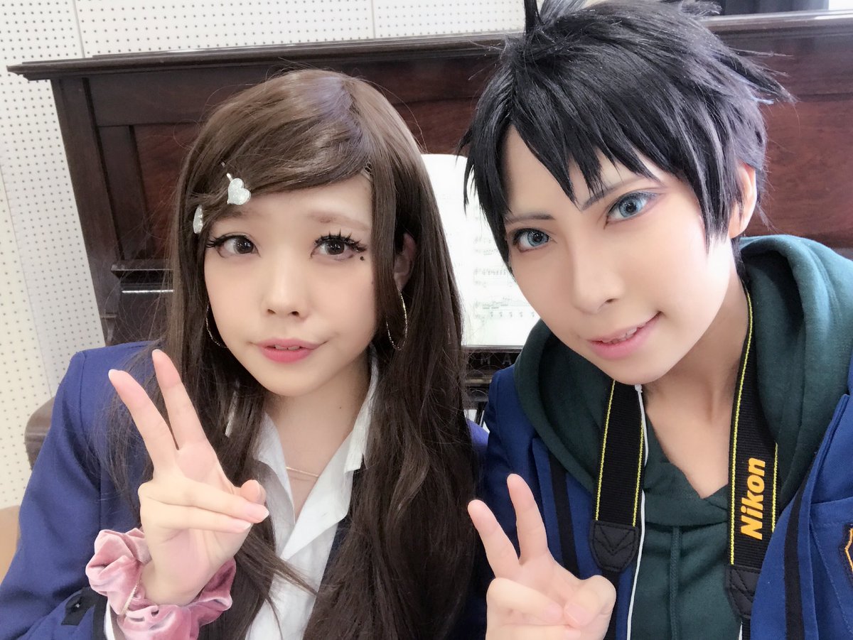 kure352's tweet photo. 【コス注意】③ただのモブでしたが、構ってくださった方々ありがとうございました！☺️エンカウントした順で載せていきます！掲載NGだよって方いましたらご連絡ください…！ひさつん、まあやさん、そわこさん、rakiさん！ #GSコスイベ2017 https://t.co/hvYjkDFoVy