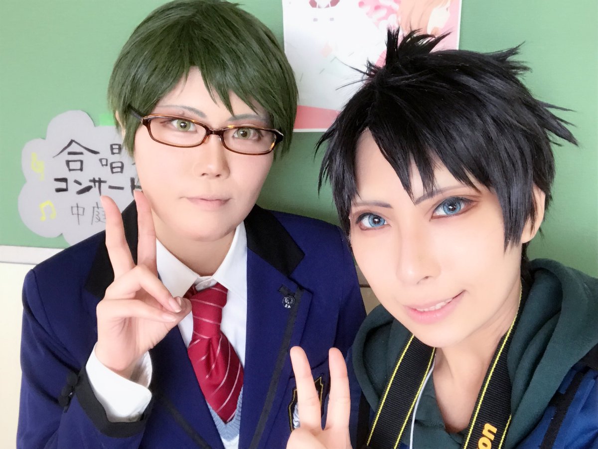 kure352's tweet photo. 【コス注意】③ただのモブでしたが、構ってくださった方々ありがとうございました！☺️エンカウントした順で載せていきます！掲載NGだよって方いましたらご連絡ください…！ひさつん、まあやさん、そわこさん、rakiさん！ #GSコスイベ2017 https://t.co/hvYjkDFoVy