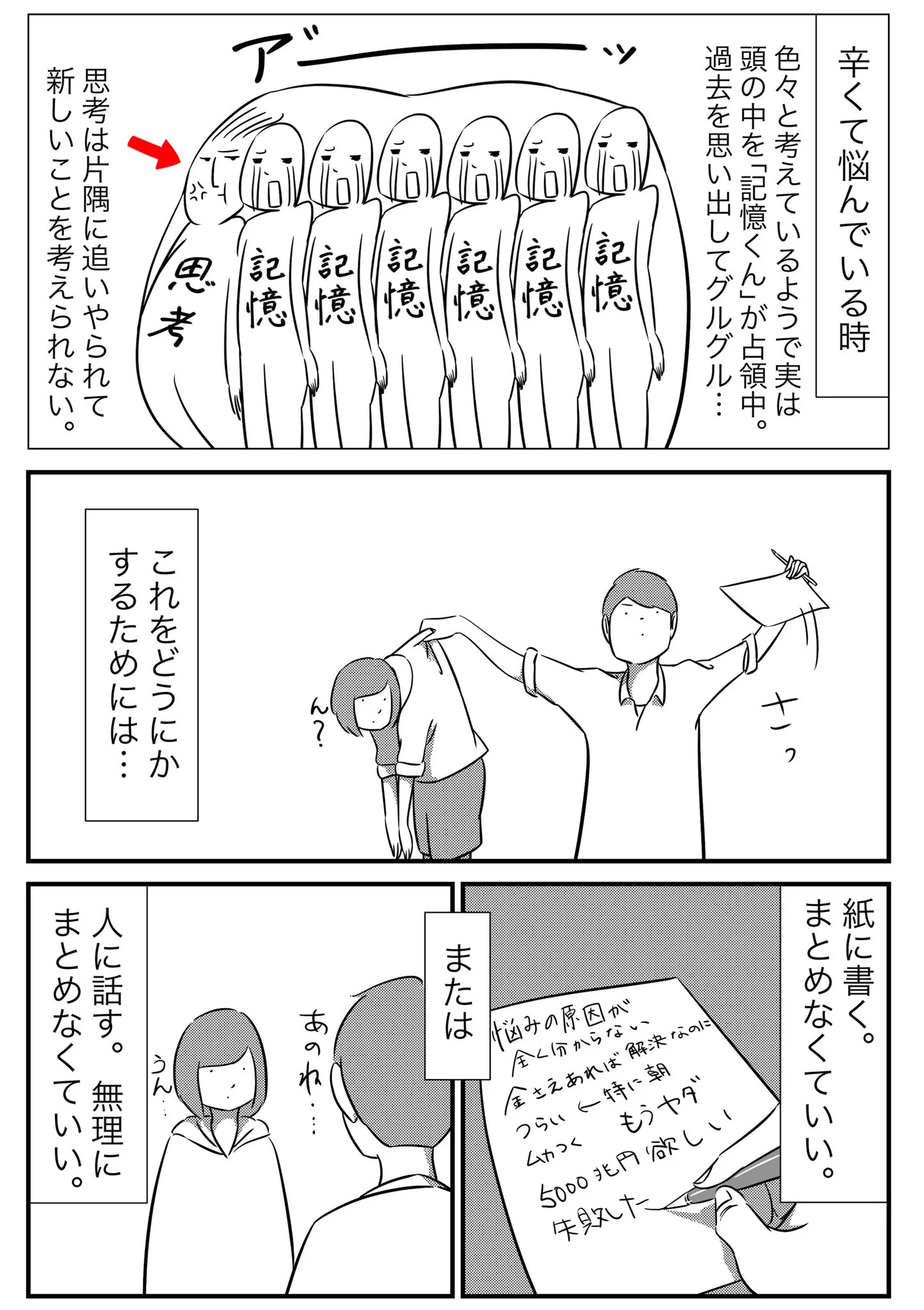 辛い悩みにはこの方法を試すといいかも！？悩みの解決方法と脳みその構造が深い・・・