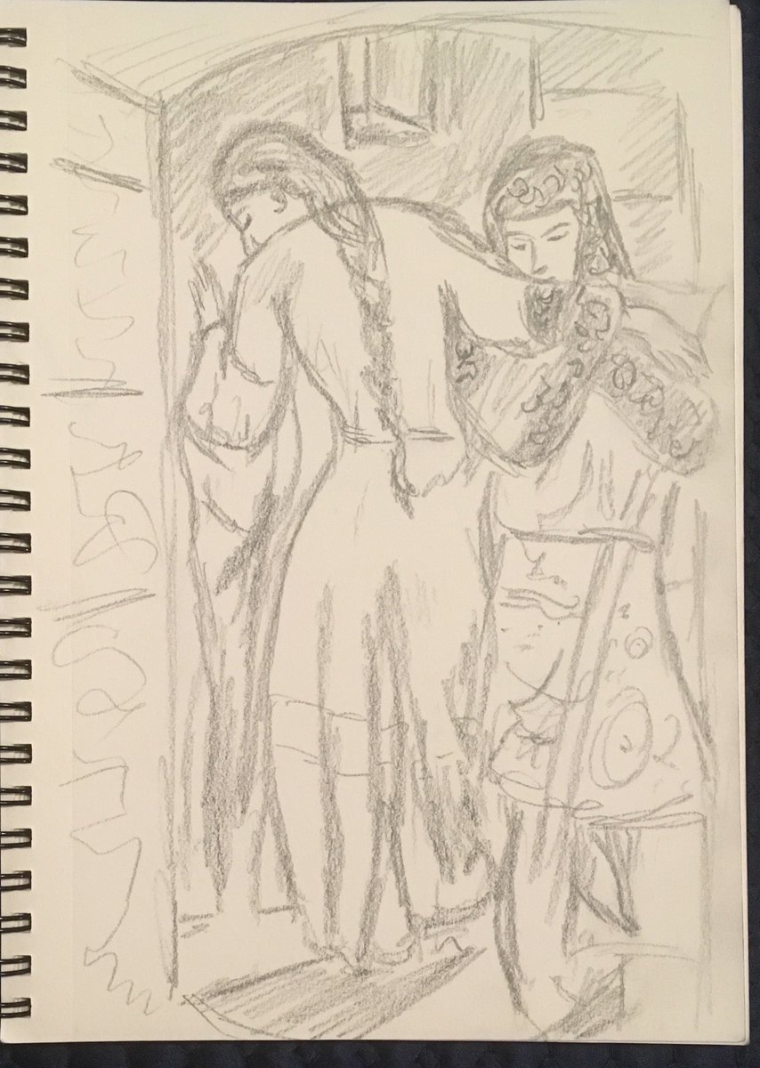 VeroTheDonktor's tweet photo. Anyone guess where I spent part of the afternoon yesterday ? #NGIreland #Burton #Preraphaelites #TurretTowerStairs https://t.co/gKwMboU5pT