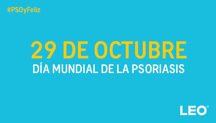LEOPharmaEs's tweet photo. ¡Hoy es el Día Mundial de la Psoriasis! Súmate al movimiento #PSOyFeliz #WPD17 #DíaMundialdelaPsoriasis https://t.co/rrSOLeeNsl