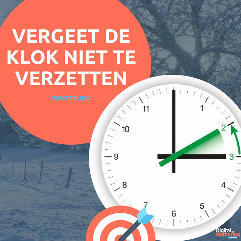 DMC_social's tweet photo. ⏰⏰WINTERUUR⏰⏰ #DigitalMarketingConsultants #SocialMediatip #SocialMediamarketing #Onlinegroeien #Winteruur #Klokverzetten #ZomernaarWinter https://t.co/U0rhLB7jeL