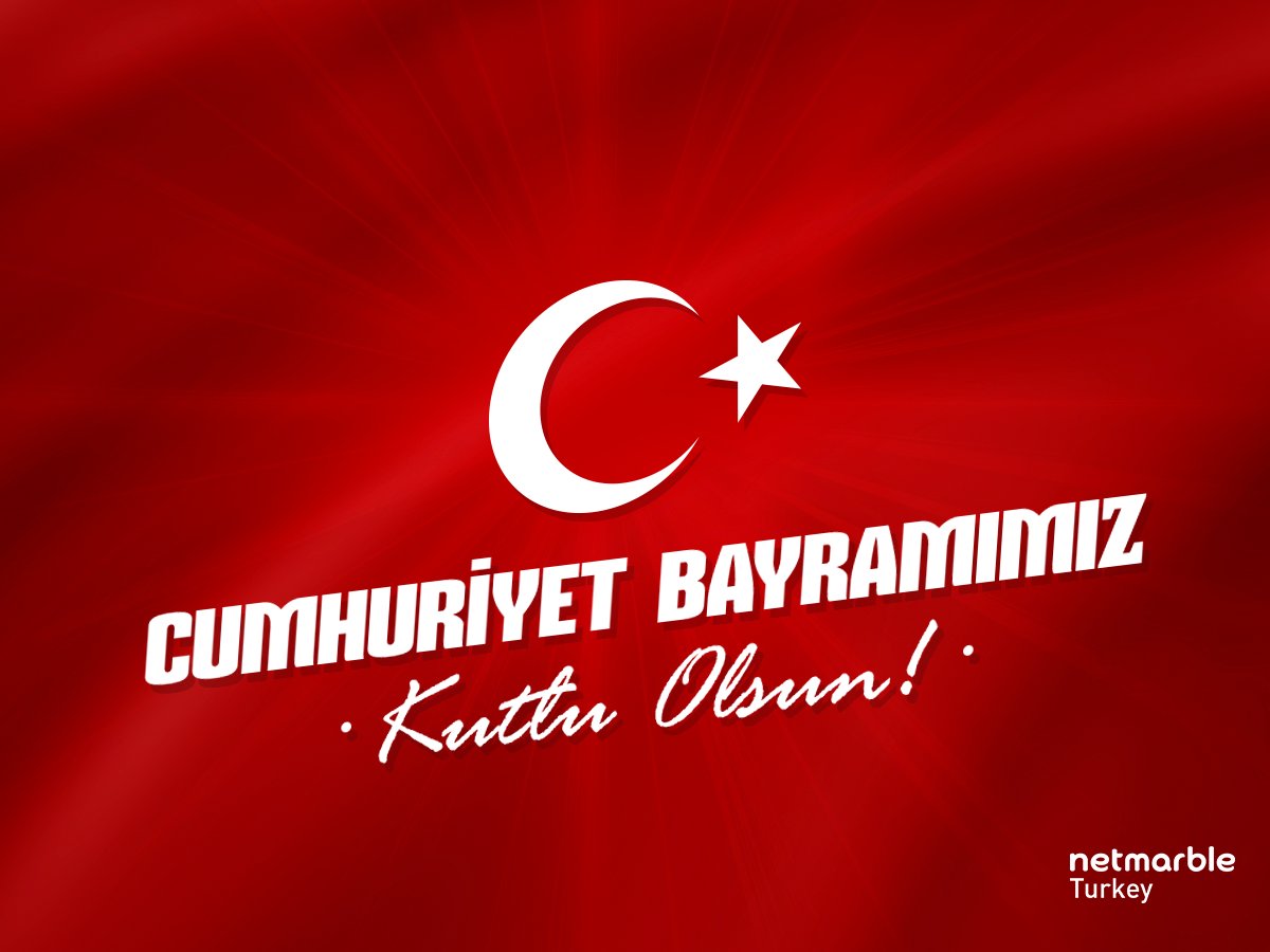 29 Ekim Cumhuriyet Bayramımız kutlu olsun!